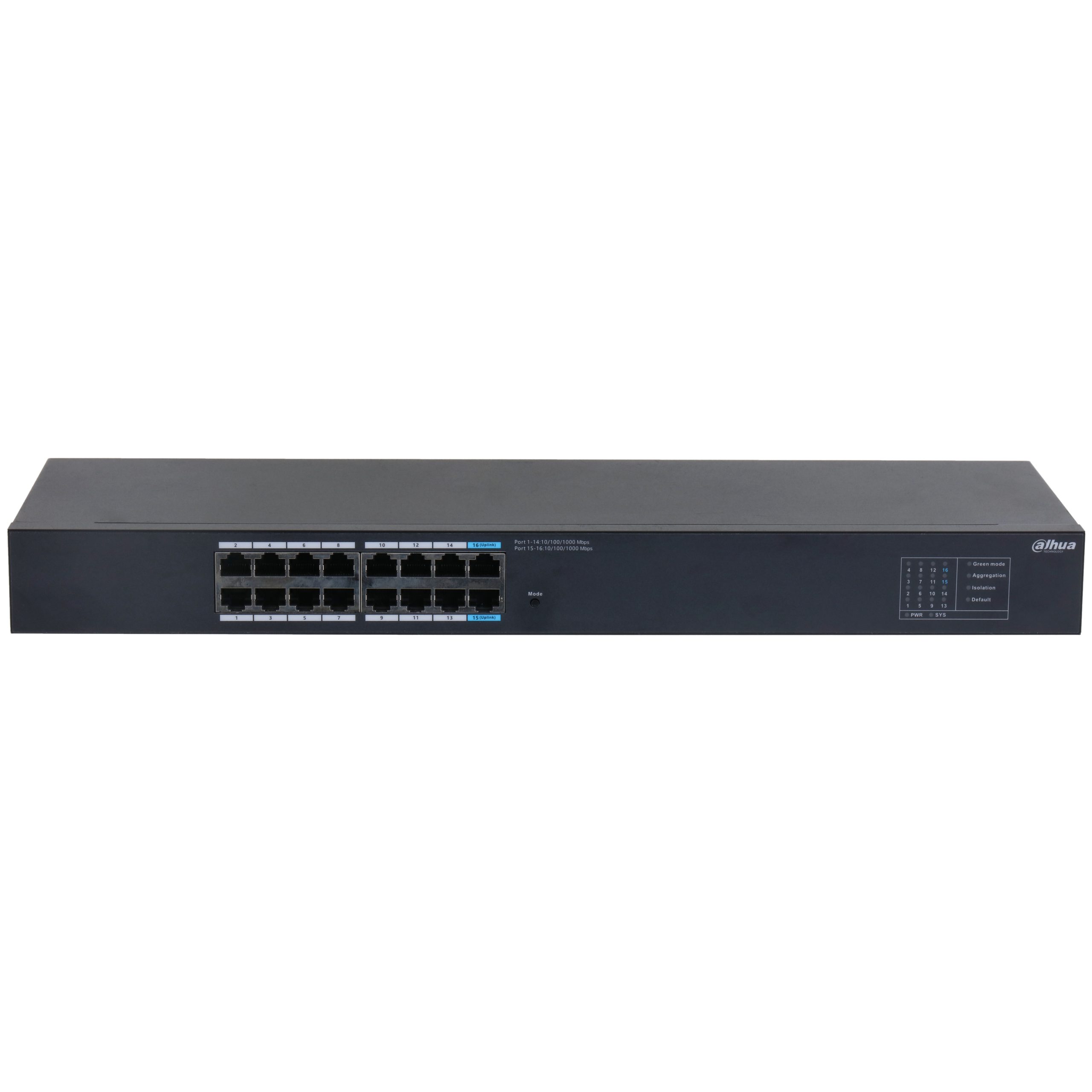 DH-SG1016 Switch 16 Puertos Gigabit Ethernet - 10/100/1000