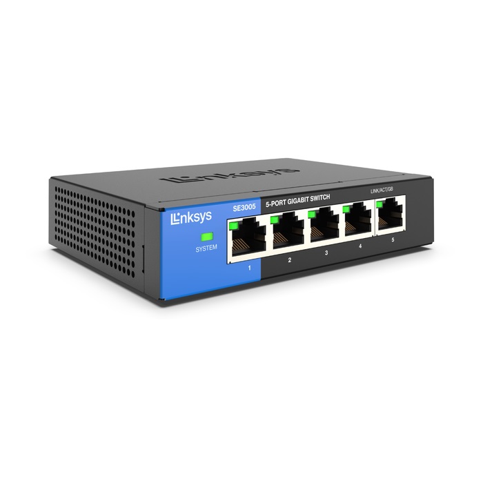 Switch Linksys SE3005 5 Puertos 10/100/1000 -