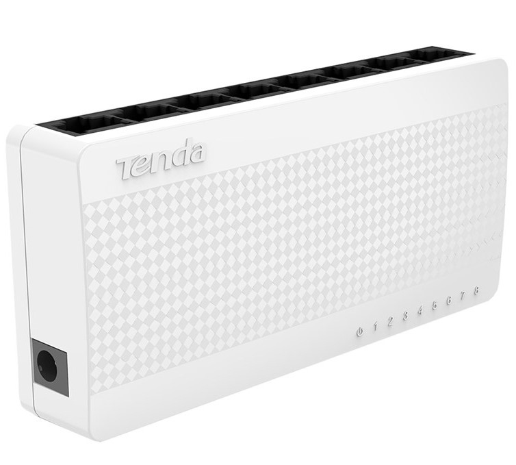 Switch TENDA S108 - Color blanco