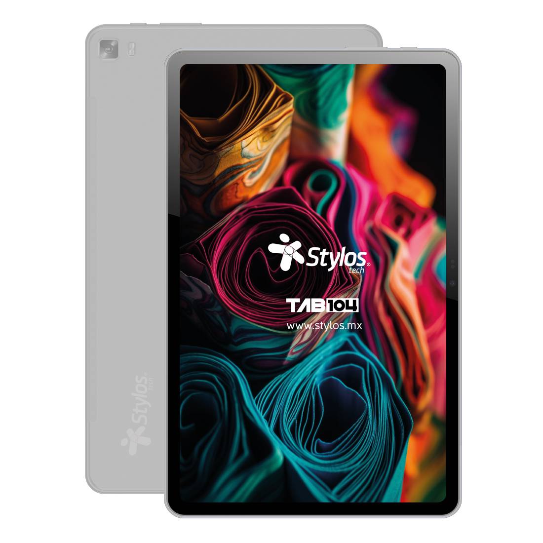 Tableta 10.4 pulgadas 4+128GB Plateada con funda Stylos. STTA1041S -