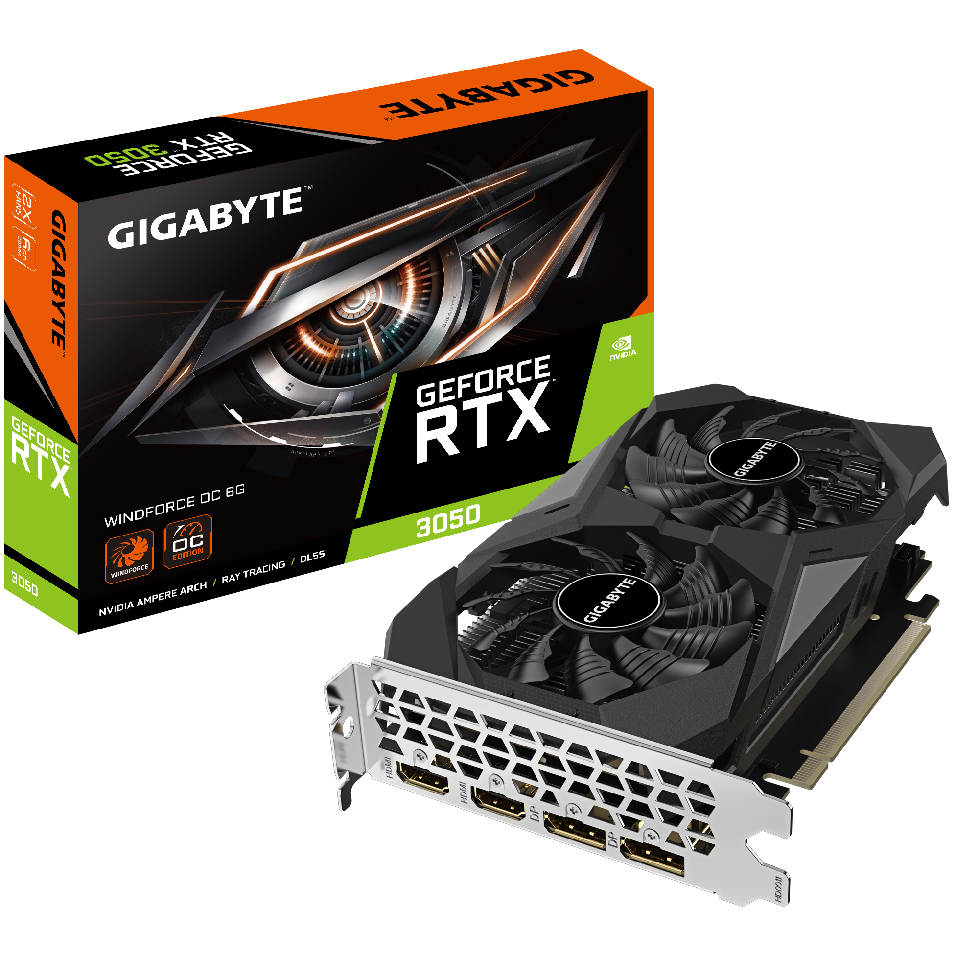 TAR VIDEO GIGABYTE GV-N3050WF2OC-6GD -