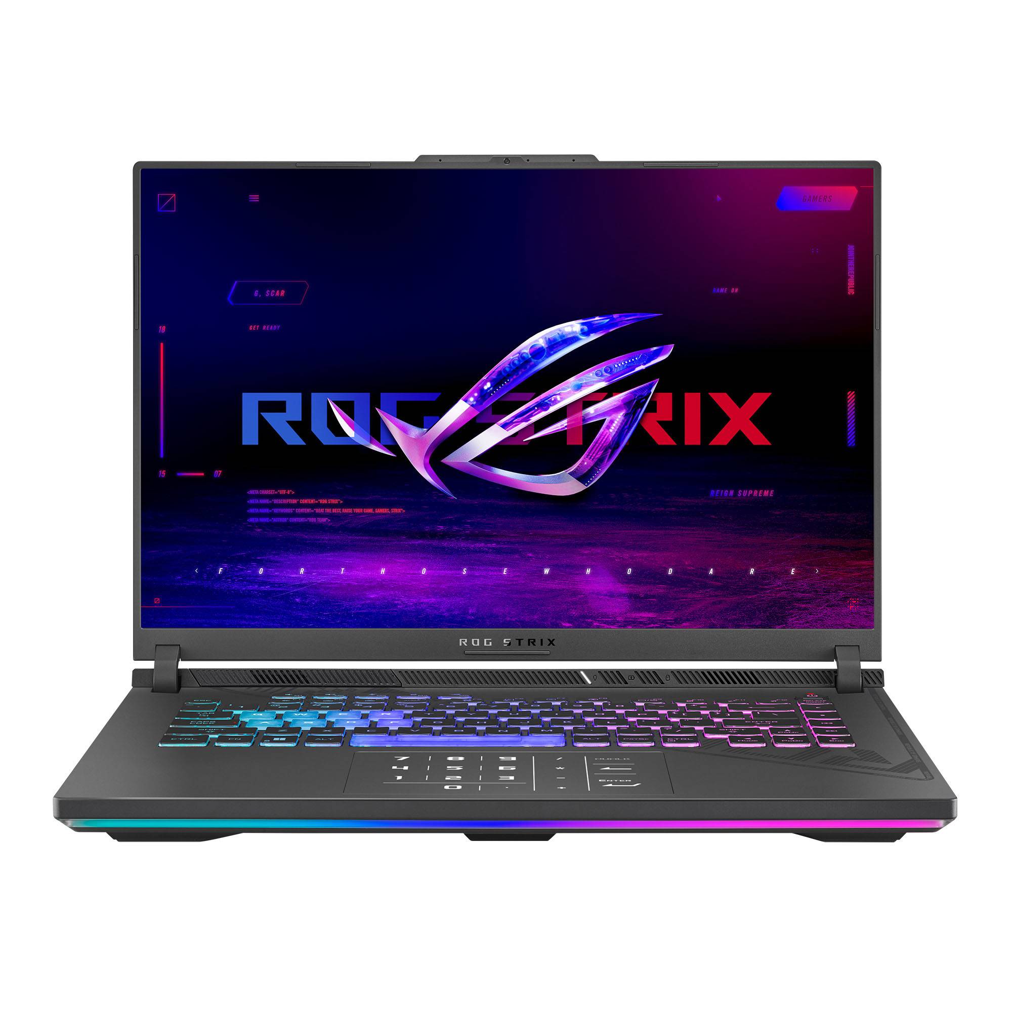 PORTATIL GAMING ROG STRIX G16 (2024) G614JVR-N4099W i9-14900HX (16) WQXGA 16GB DDR5- SDRAM 1TB SSD NVIDIA GeForce RTX 4060 -