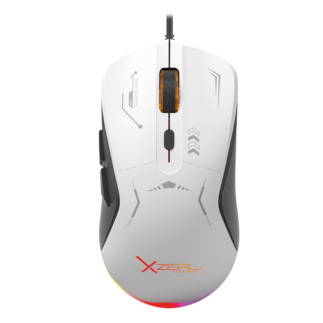 Mouse GAMER XST-401 BLANCO-NEGRO. XSAMGA2WB. -