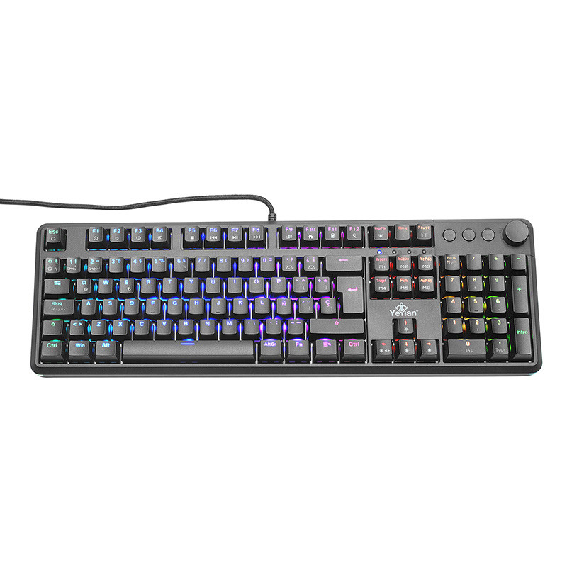 Teclado Gamer YEYIAN YTM-28207R ASWARD S3000 MECANIC SWITCH Rojo RGB -