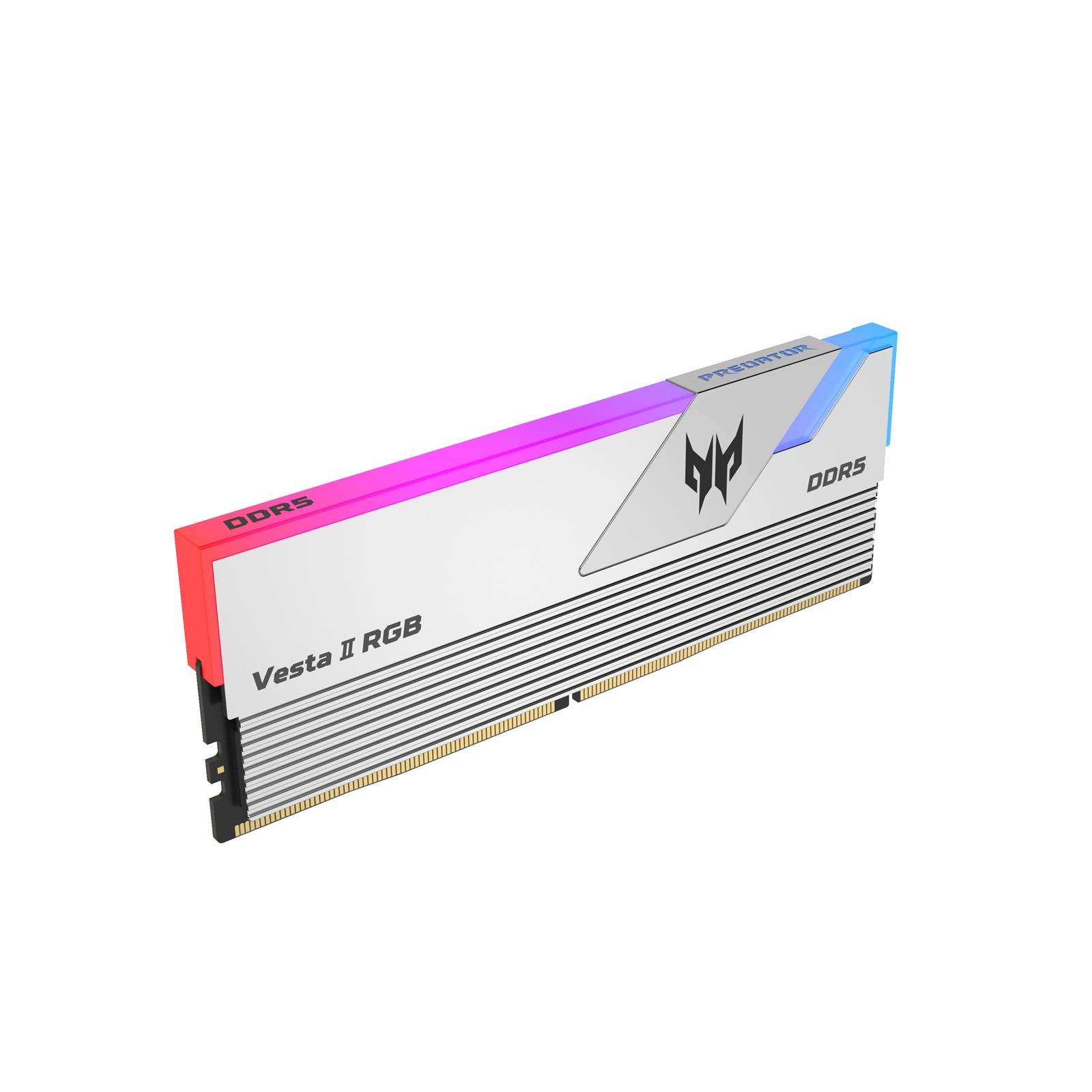 DDR5 PREDATOR VESTA II RGB 32GB (2X16GB) COLOR PLATA -