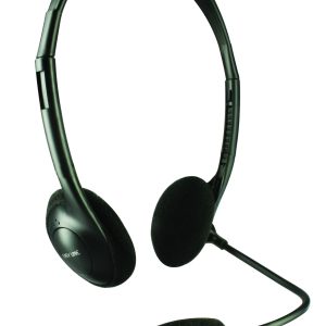 AUDÍFONOS ON-EAR CON CONTROL DE VOLUMEN (NEGRO) EL-993148 EASY LINE -
