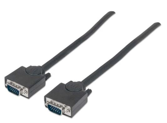 311748 Cable SVGA HD15 macho a HD15 macho - de 3.0m Color Negro