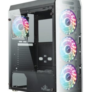 YEYIAN GABINETE GAMING KRYPTON SERIES 3000 - NEGRO ITX