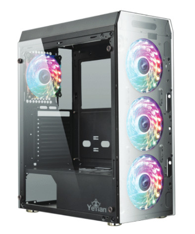 YEYIAN GABINETE GAMING KRYPTON SERIES 3000 - NEGRO ITX