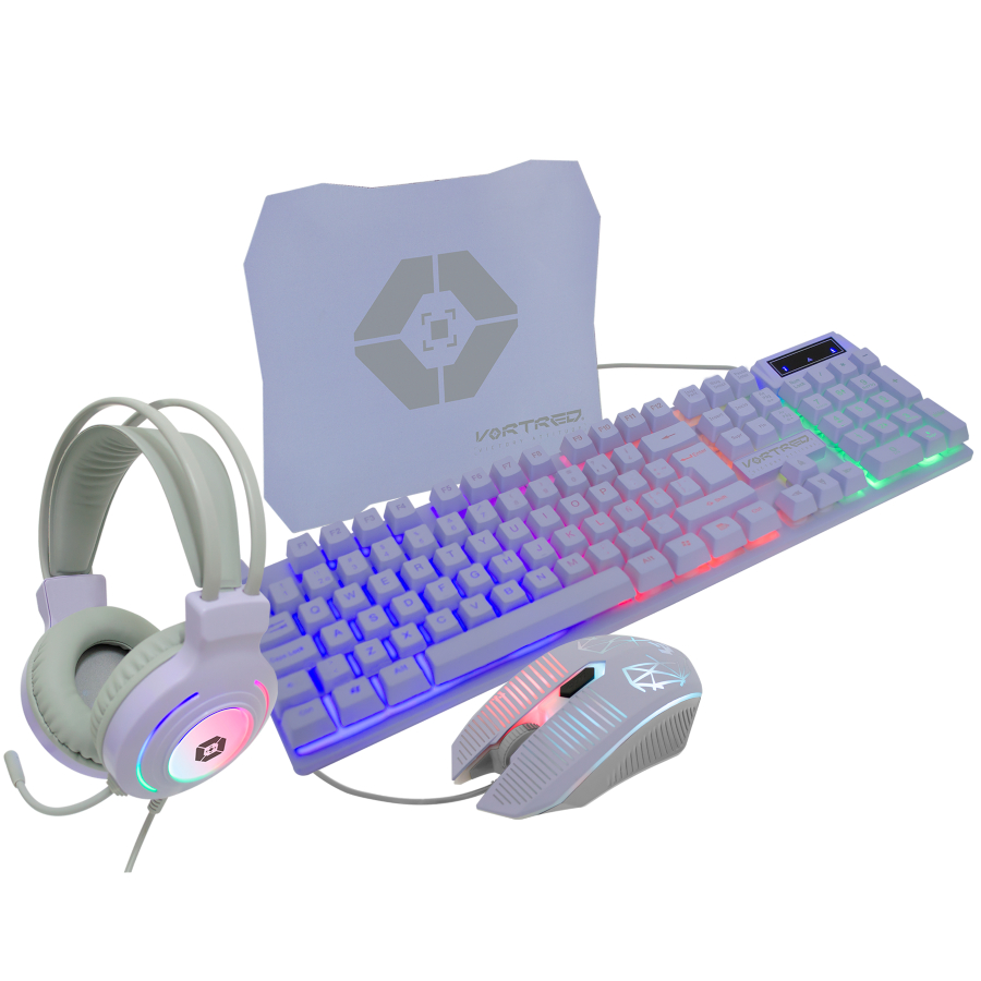 Kit Teclado Mouse y Audifonos Gamer Sonido Envolvente 7.1 Berry | VORTRED -