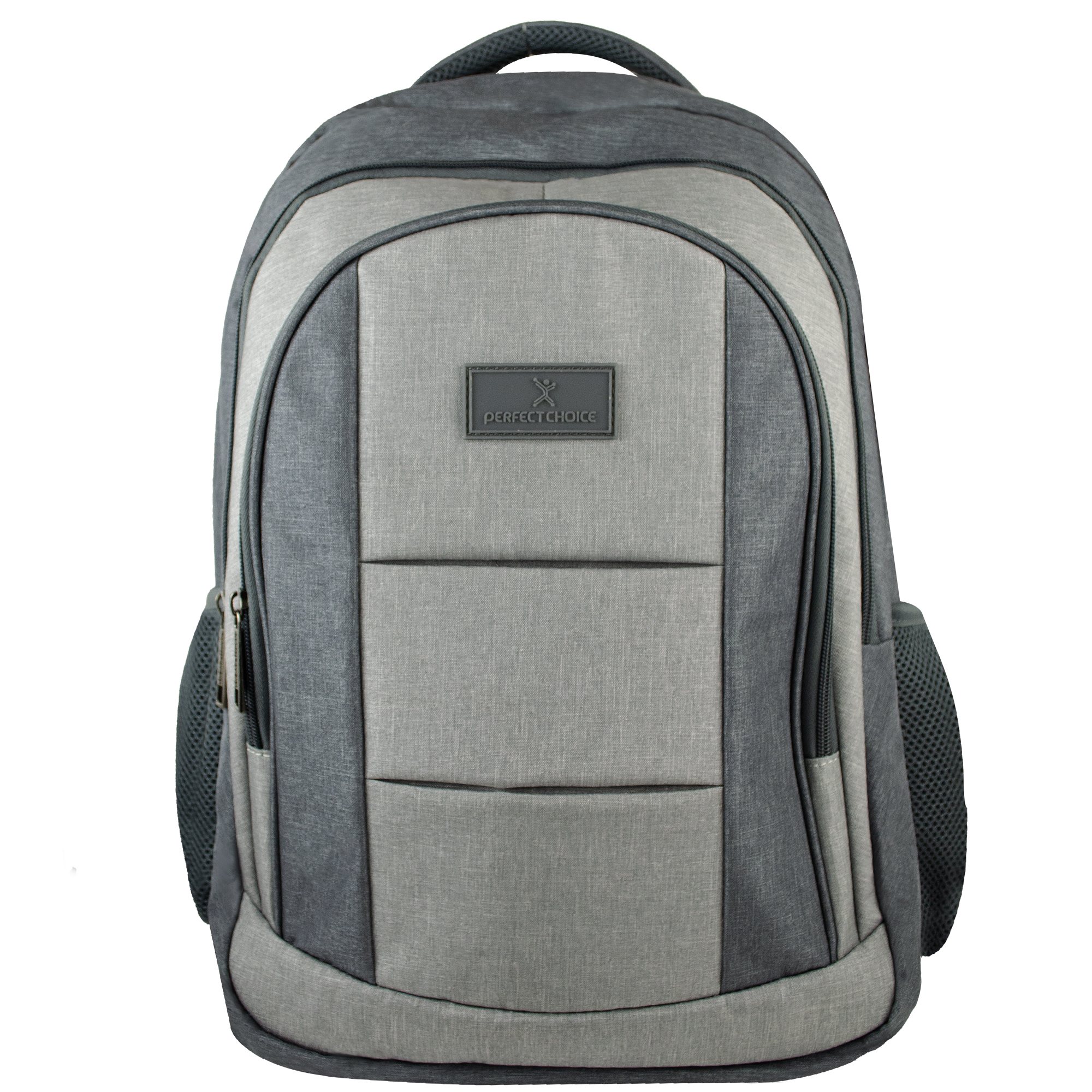 Mochila para Laptop 15.6-17 Pulgadas Multiples Compartimentos Sharp Color Gris| PERFECT CHOICE -