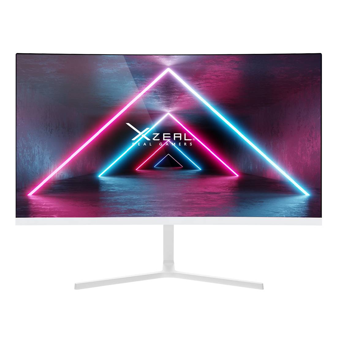 Monitor Xzeal 23.8 pulgadas Xzeal XSPMG07W  XST-570-1 Panel Curvo VA FHD 100Hz 5ms 1xVGA + 1xHDMI + Vesa 100x100mm Blanco -