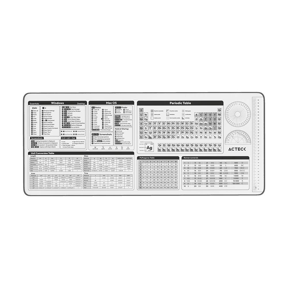 Mouse Pad Vibe Flow Tools MT494TH ACTECK Advanced Series Tela + Goma - Medidas 80cm x 35cm