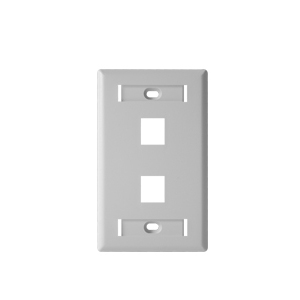 Placa de Pared 2 Puertos BELDEN AX102655 - Blanco