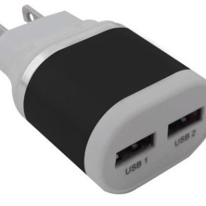 Cargador BROBOTIX 2 Puertos USB 161264N - Negro