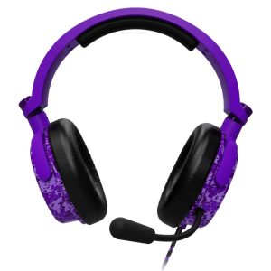 Auriculares para juegos 4Gamers C6-100CAMO-PUR-4G (Camuflaje Purpura) -