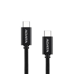 Cable ADATA USB Tipo C - USB Tipo C. Potencia máxima de salida de 100 W - Tejido de nailon
