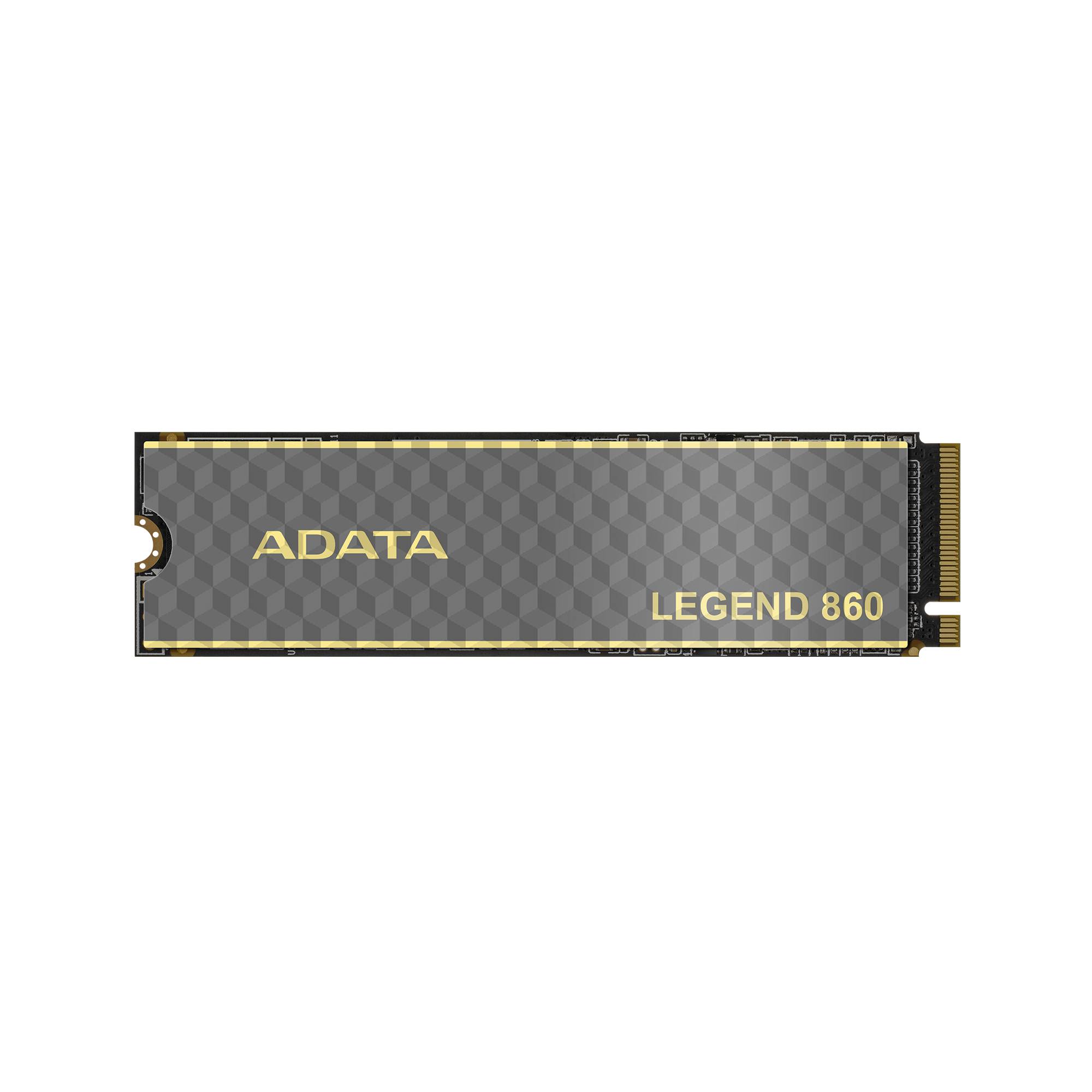 Unidad de Estado Sólido ADATA LEGEND 860 2TB PCIe Gen4x4 M.2 2280 - Con disipador de aluminio. SLEG-860-2000GCS