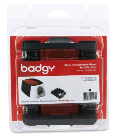 Ribbon Negro BADGY - Negro