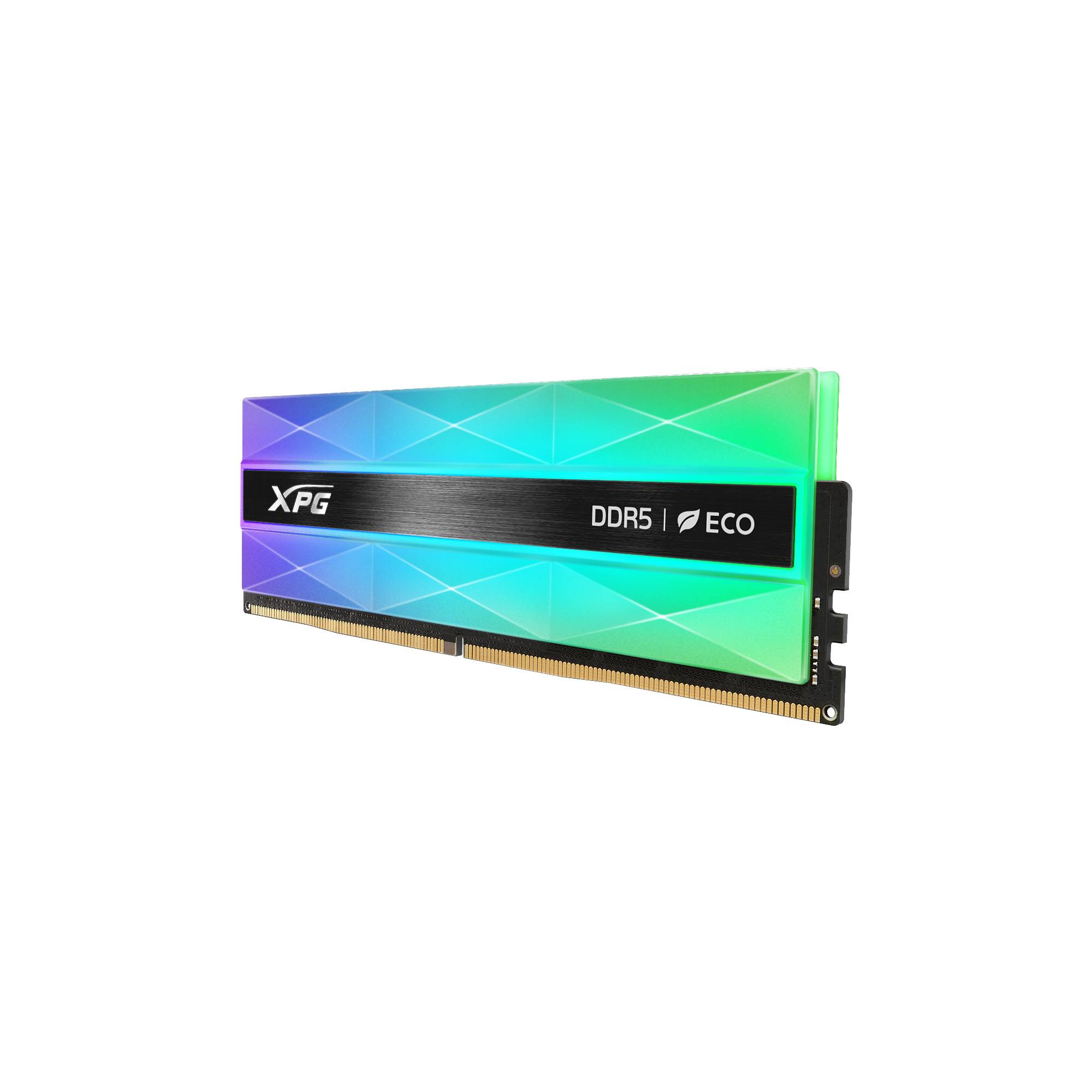Memoria RAM ADATA XPG LANCER NEON RGB - DDR5 KIT 2X16GB UDIMM 7200MT/s. Disipador de aluminio GRIS PLATEADO. AX5U7200C3416G-DCLANRSG