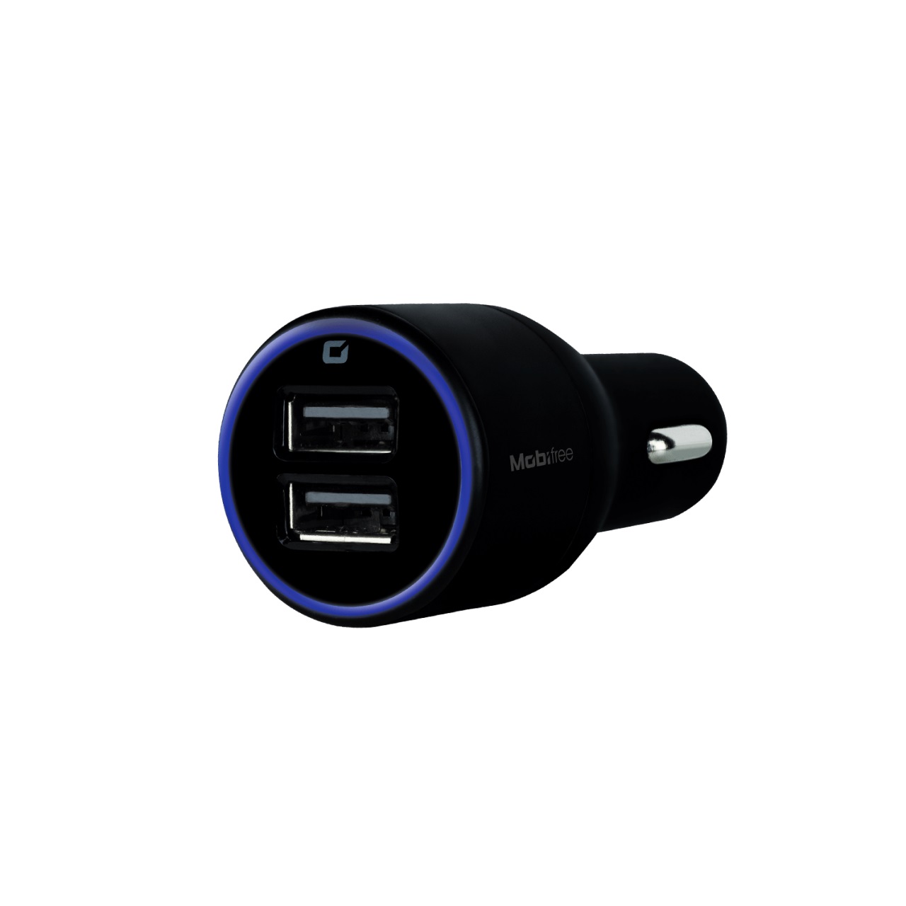 Cargador Mobifree Cargador de Coche 2 puertos USB - Negro