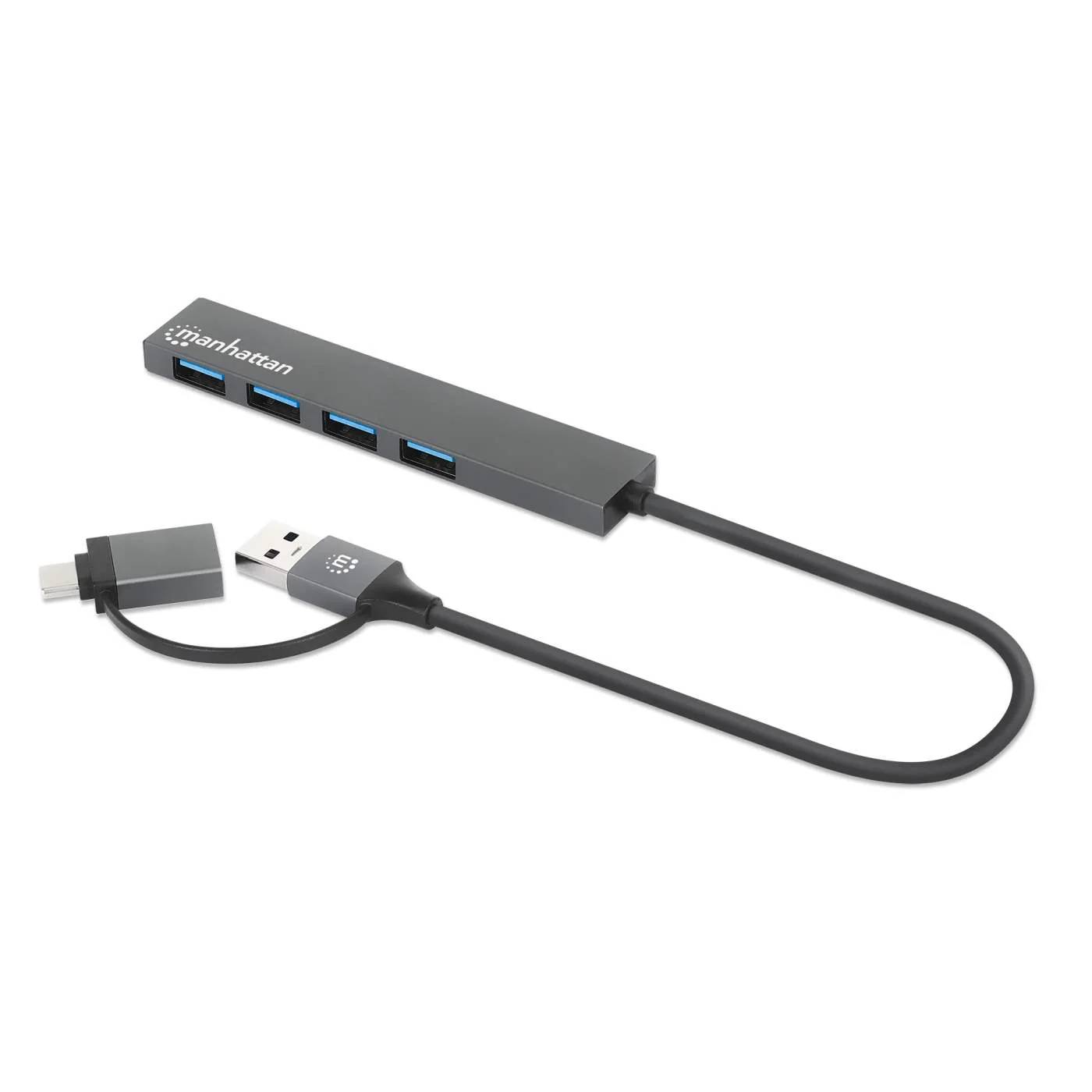 181006 HUB USB-A-C  V3.2 4 Ptos A - 5 Gb