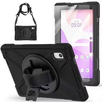 FUNDA PROTECTOR C/CORREA - USO RUDO Y GIRO 360° P/LENOVO M9 2023 TB-310FU