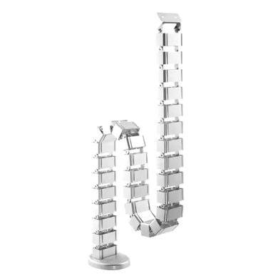 ORGANIZADOR DE CABLES EN VERTICAL ARTICULADO - MATERIAL ABS Y ACERO