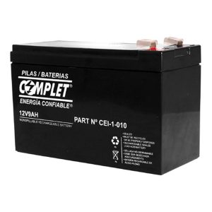 Batería Plomo Ácido COMPLET 12V 9Ah. Garantía 12 meses -