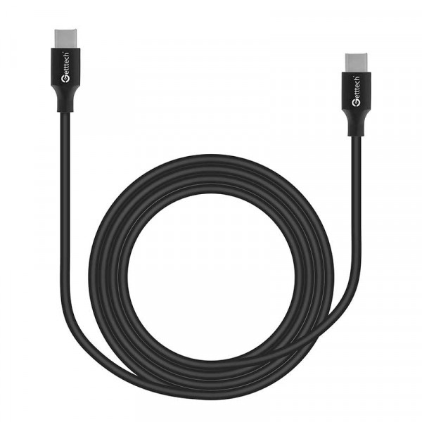 GETTTECH CABLE USB C A USB C VELOCIDAD DE TRANSFERENCIA RAPIDA - 2 METROS