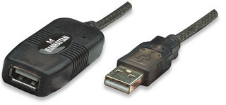150958 Cable de Extensión Activa USB de Alta Velocidad USBA Macho/ A Hembra - 20m