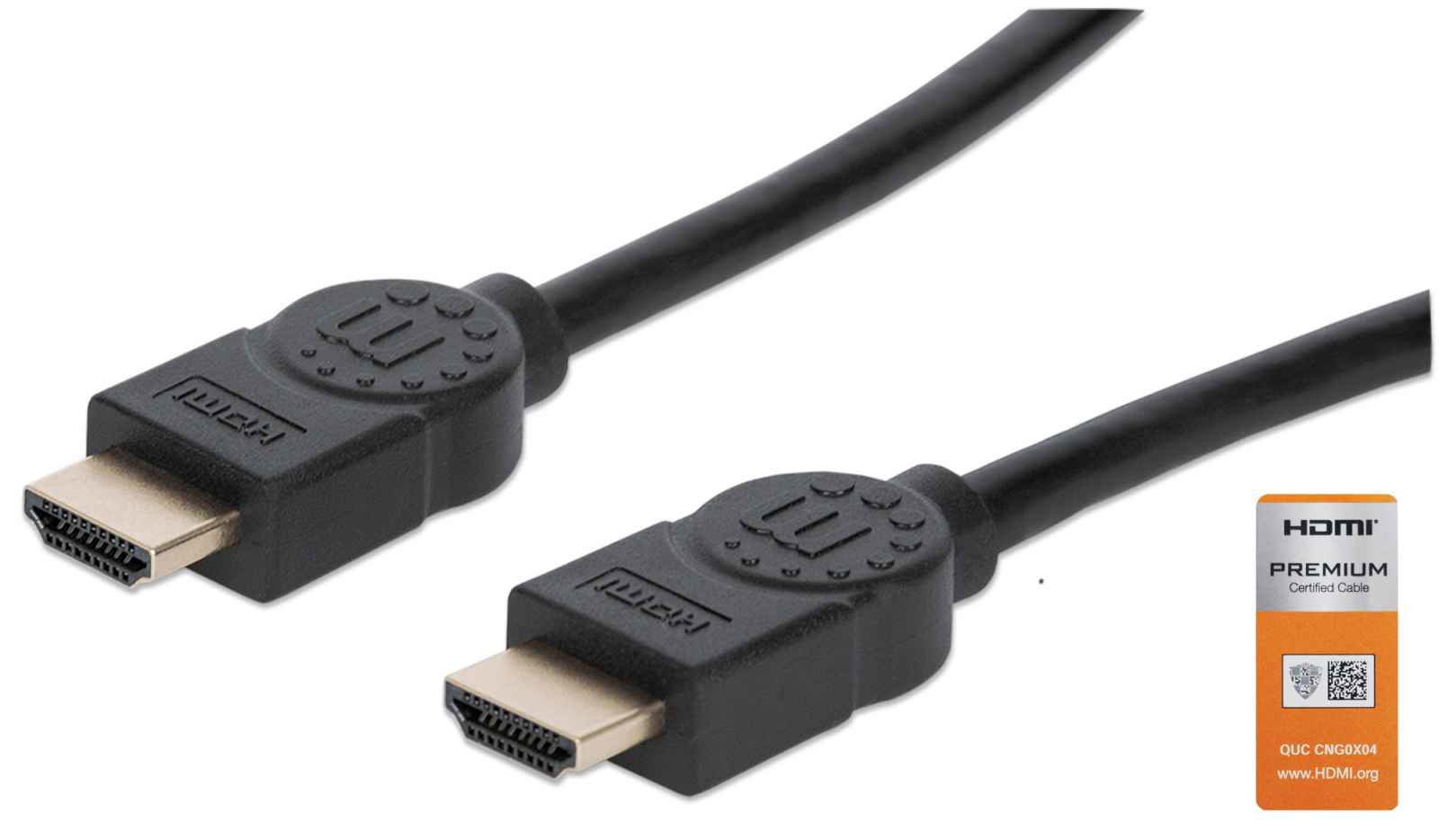 Cable HDMI 2.0 - Alta Velocidad con Canal Ethernet Premium 4K@60Hz MANHATTAN 355353
