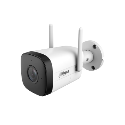 DAHUA IPC-HFW1230DT-STW - Cámara IP Bullet Wifi de 2 Mp - 2.8 mm/ 100 °/ IR de 30 Metros/ H.265/ Microfono y Altavoz/ Ranura MicroSD/ IP67/SMD