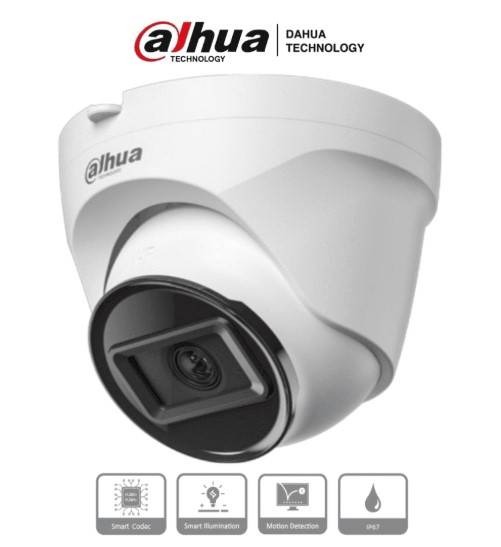 DAHUA IPC-T1E20 -Camara IP Domo de 2 MP - lente de 2.8 mm y 99° de visión. IR de 30 m
