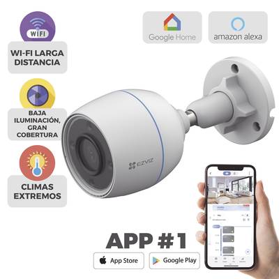 Cámara Bala WiFi (CS-H3C) / 2 Megapixel / Detección humana / Micrófono Integrado -