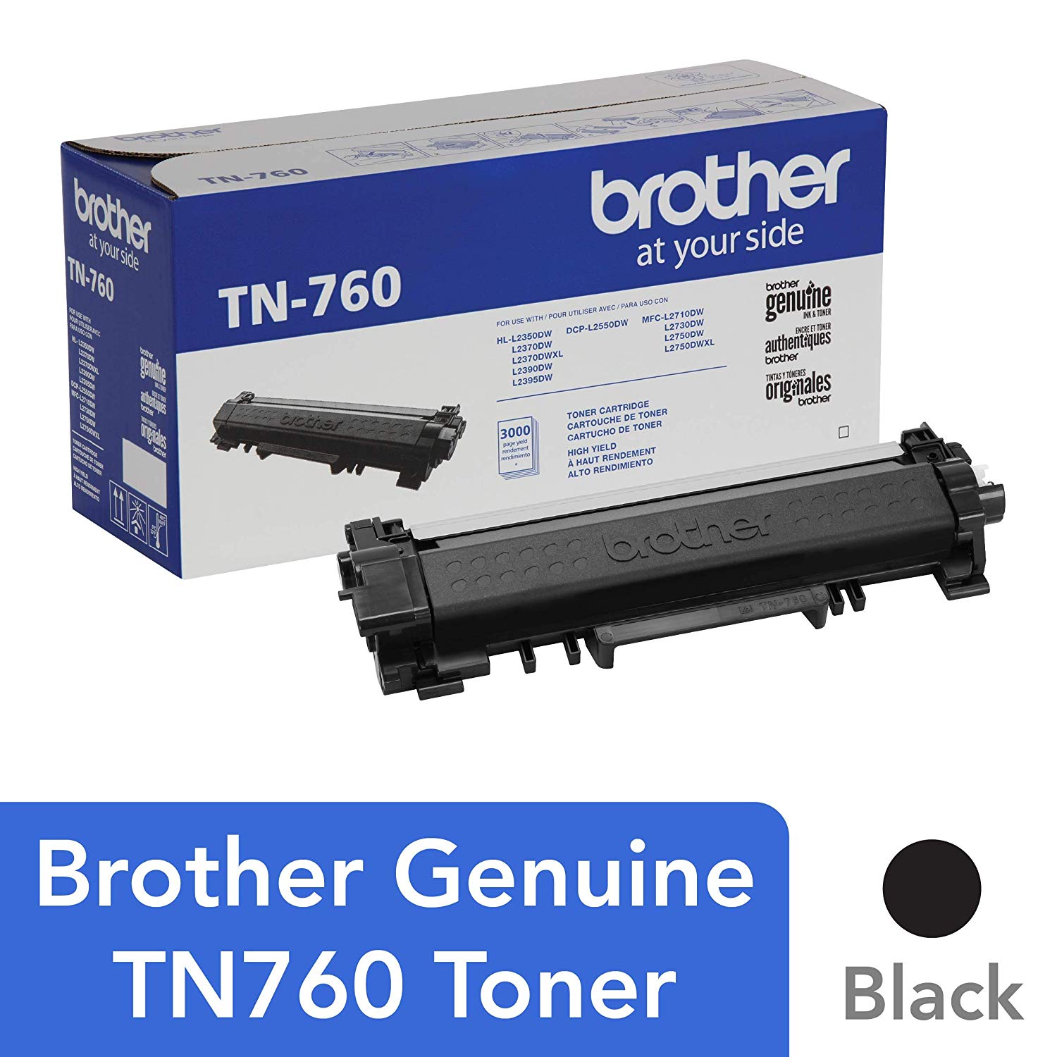 Tóner Brother TN760 - negro