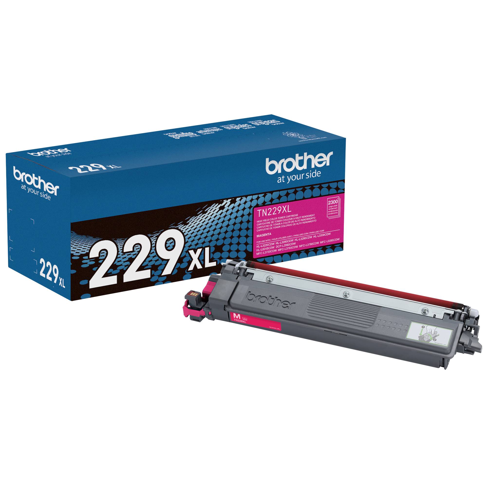 Toner Brother TN229XLM magenta - rendimiento aproximado hasta 2