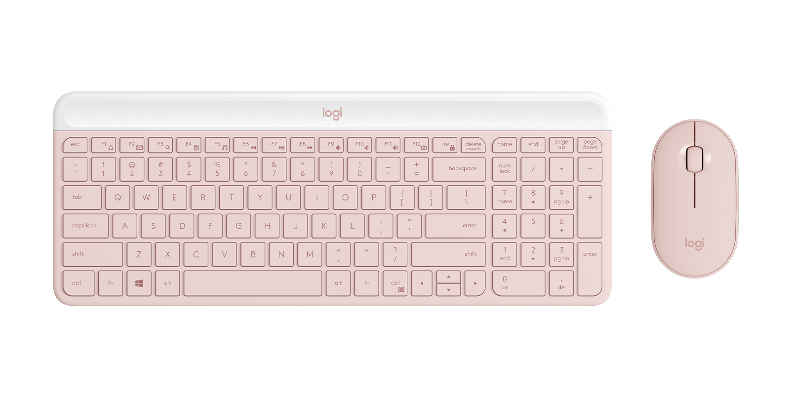 Kit Teclado y Mouse  LOGITECH - Rosa