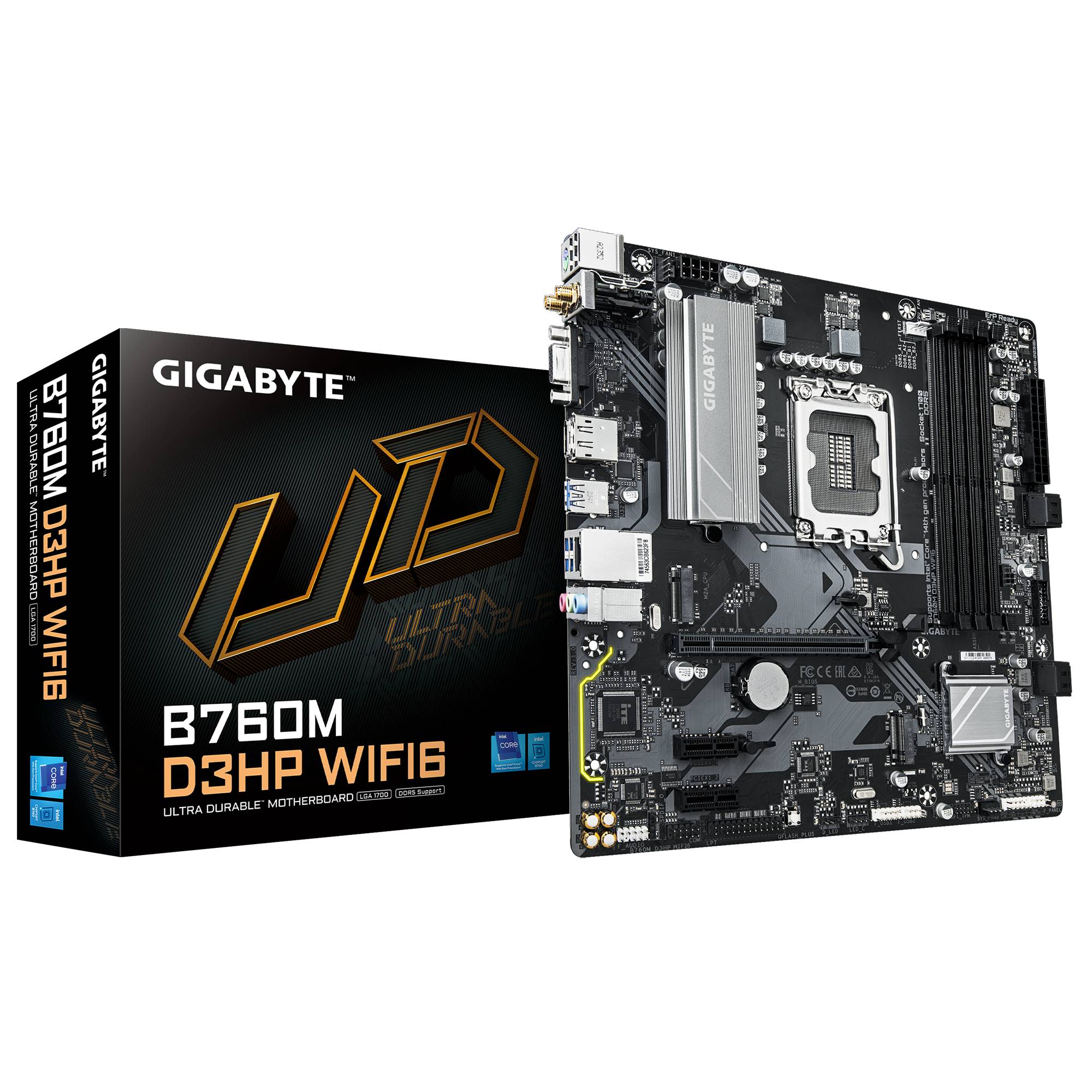 TARJETA MADRE GIGABYTE ATX B760M D3HP WIFI6 DDR5 - S-1700