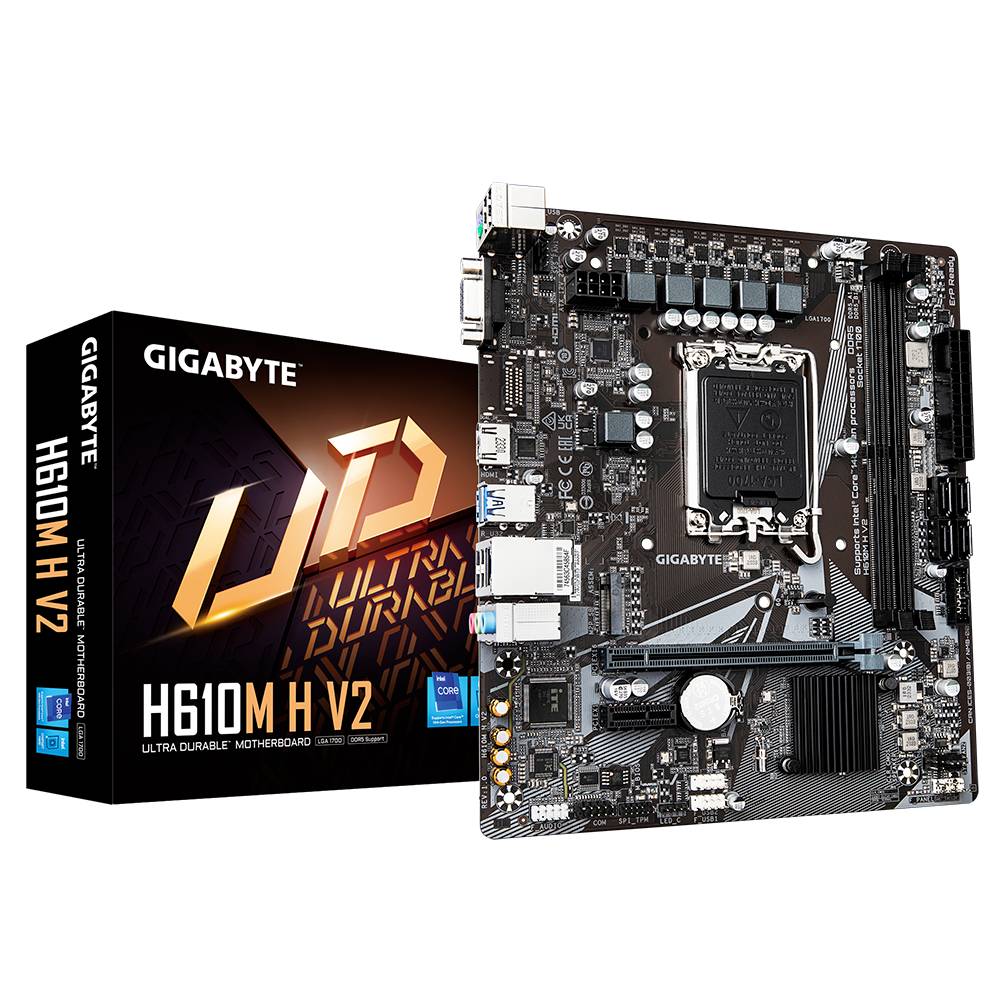 TARJETA MADRE GIGABTE ATX H610M H V2 - DDR5