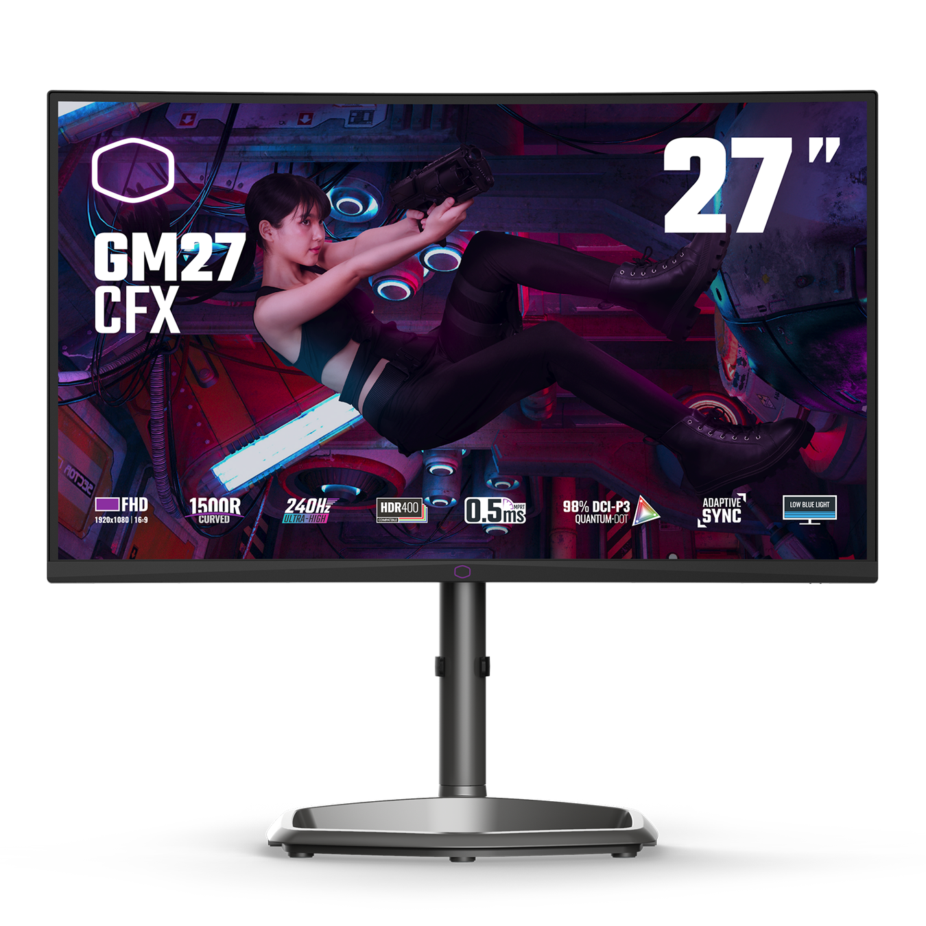 Monitor Curvo Monitor Curvo COOLER MASTER GM27-CFX-US - 27 pulgadas