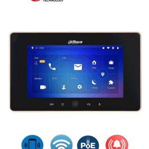 DAHUA VTH5221DS2 - Monitor IP Touch de 7 con conectividad WiFi y Ethernet - PoE. Admite MicroSD de hasta 32GB