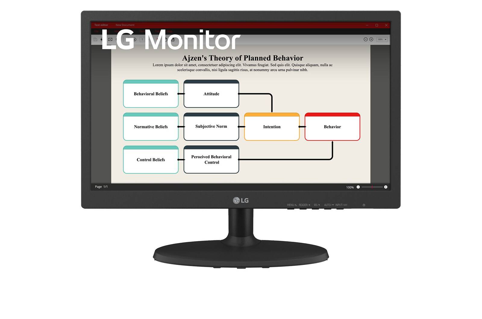MONITOR LG 18.5 19BA300 HD MULTIPUERTOS -