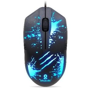 Mouse USB RGB XPLOTION BROBOTIX 263939 - Negro
