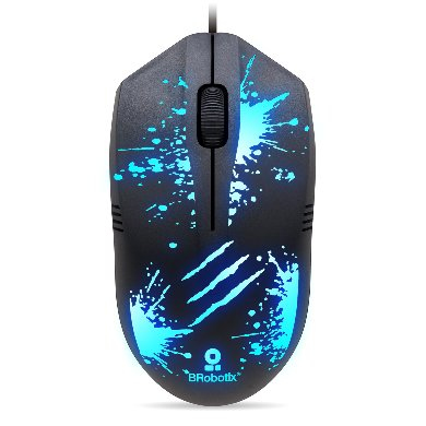 Mouse USB RGB XPLOTION BROBOTIX 263939 - Negro