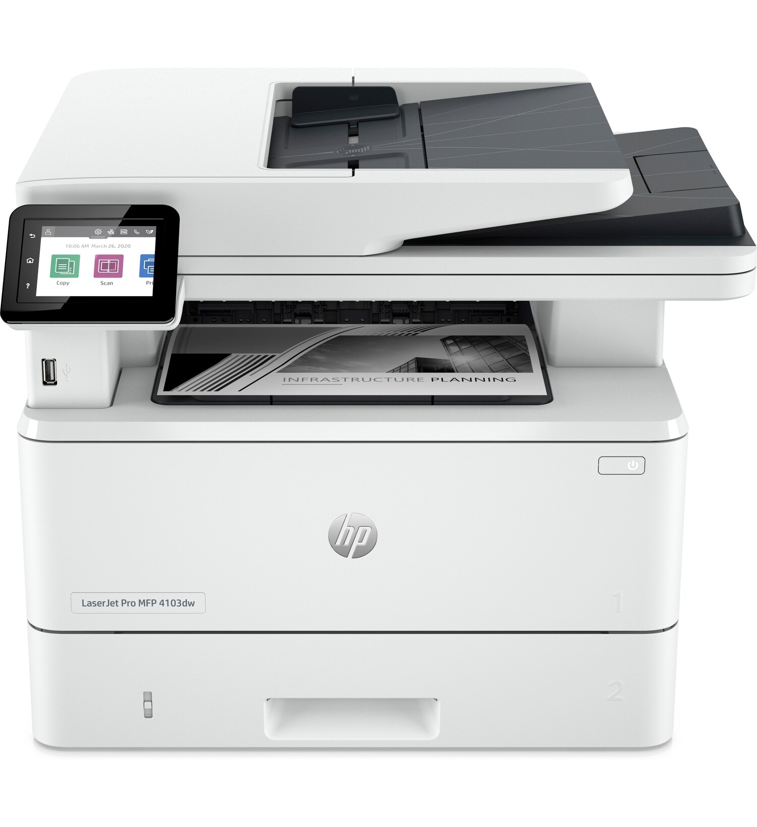 Impresora Multifunción HP LaserJet Pro 4103FDW 2Z629A - 1200 x 1200 DPI - 40 ppm