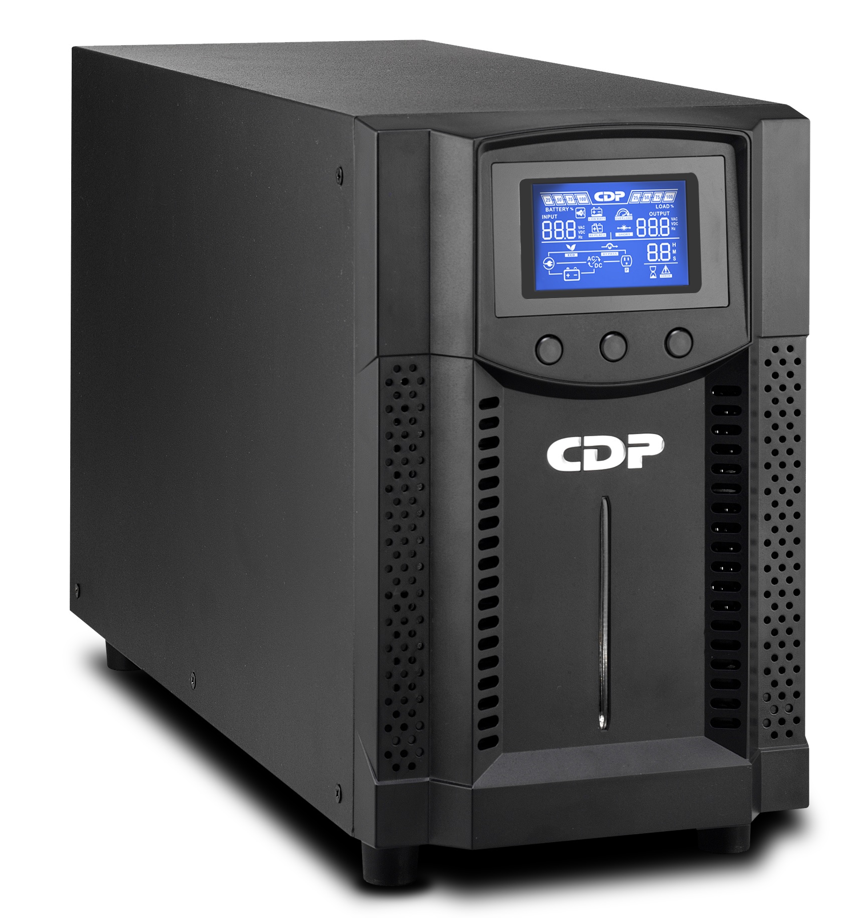 No-break CDP UPO11-2AX 2000VA/2000W FP 1.0 Online UPS Torre - LCD UL