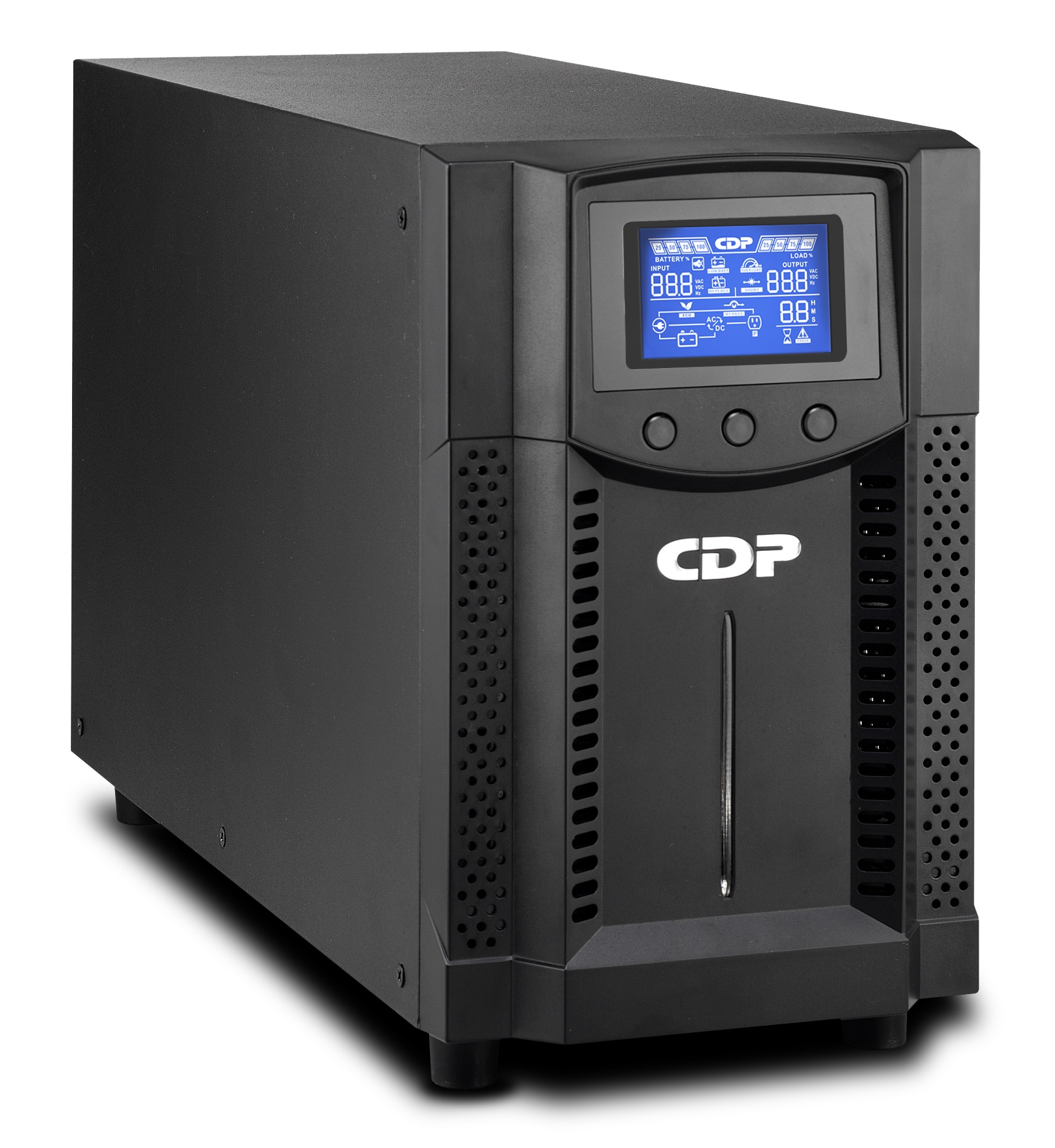 No-Break CDP UPO11-3AX 3000VA/3000W FP 1.0 Online UPS Torre - LCD UL