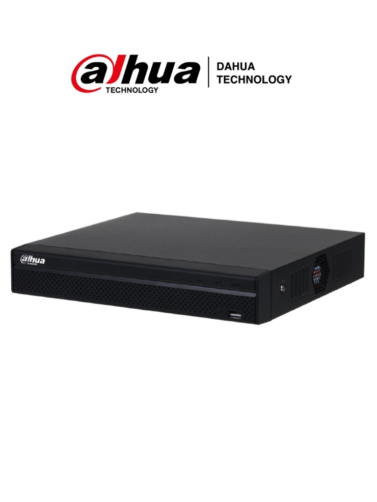 DAHUA NVR1104HS-P-S3/H-NVR 8MP 4k 4 Ch IP 4 CH PoE Smart H.265+ Rend 80 mbps OUT Video HDMI VGA 1 Bahía DD  8TB Soporta Camaras Protocolo Onvif   RTSP -