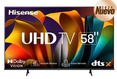 Televisor Hisense 58A6NV - 58 pulgadas